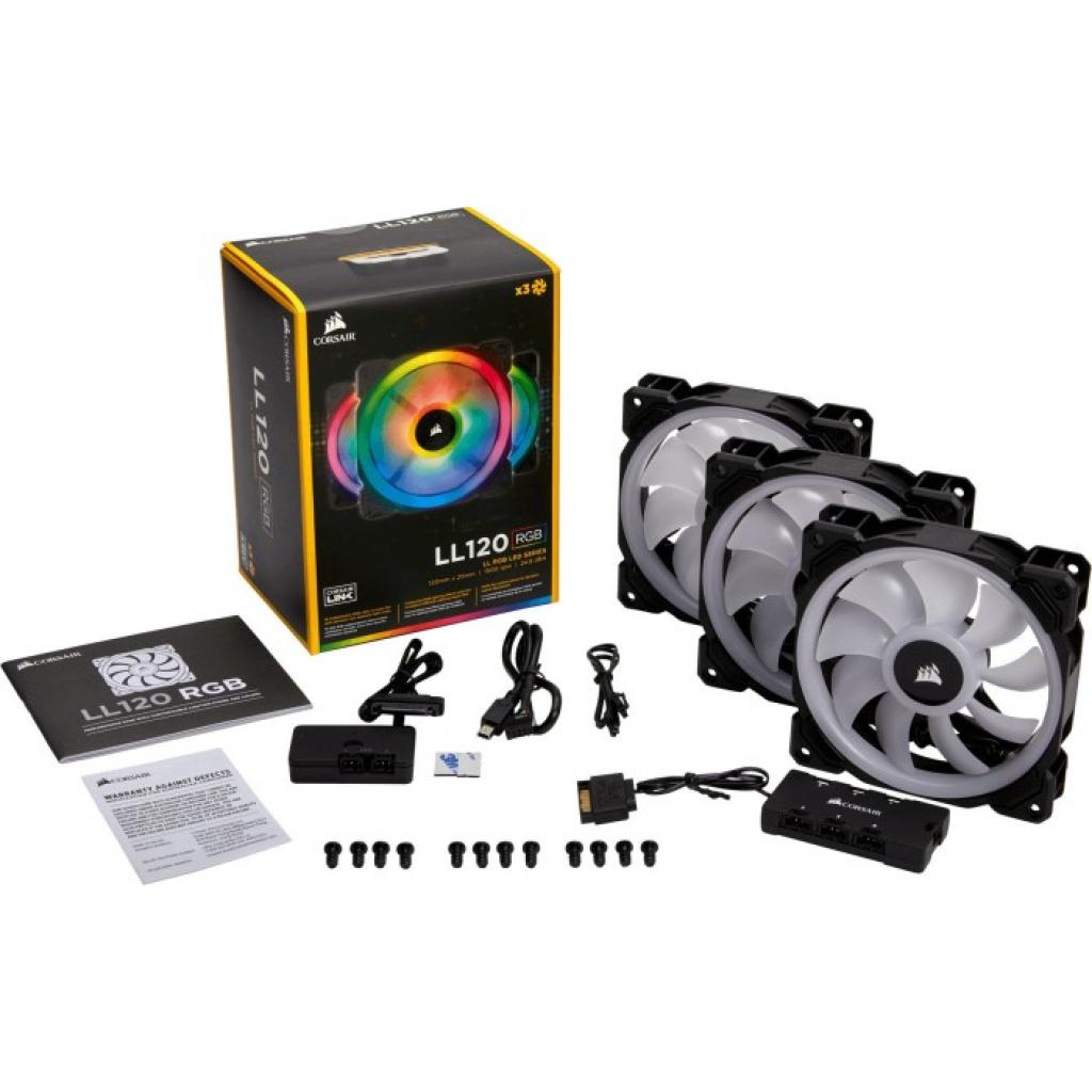 Кулер до корпусу Corsair LL120 RGB (3 Fan Pack) (CO-9050072-WW)