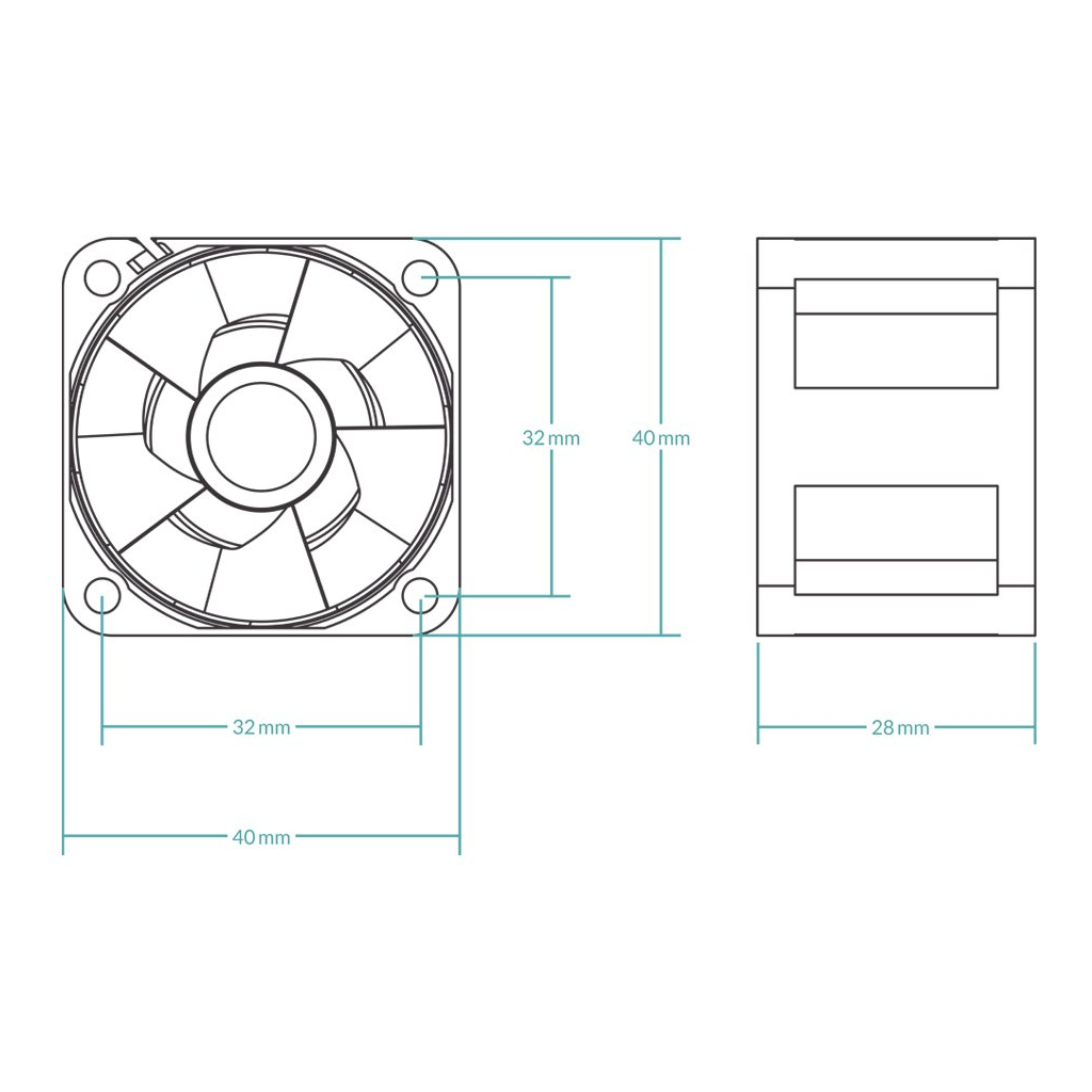 Кулер до корпусу Arctic S4028-6K (ACFAN00185A)