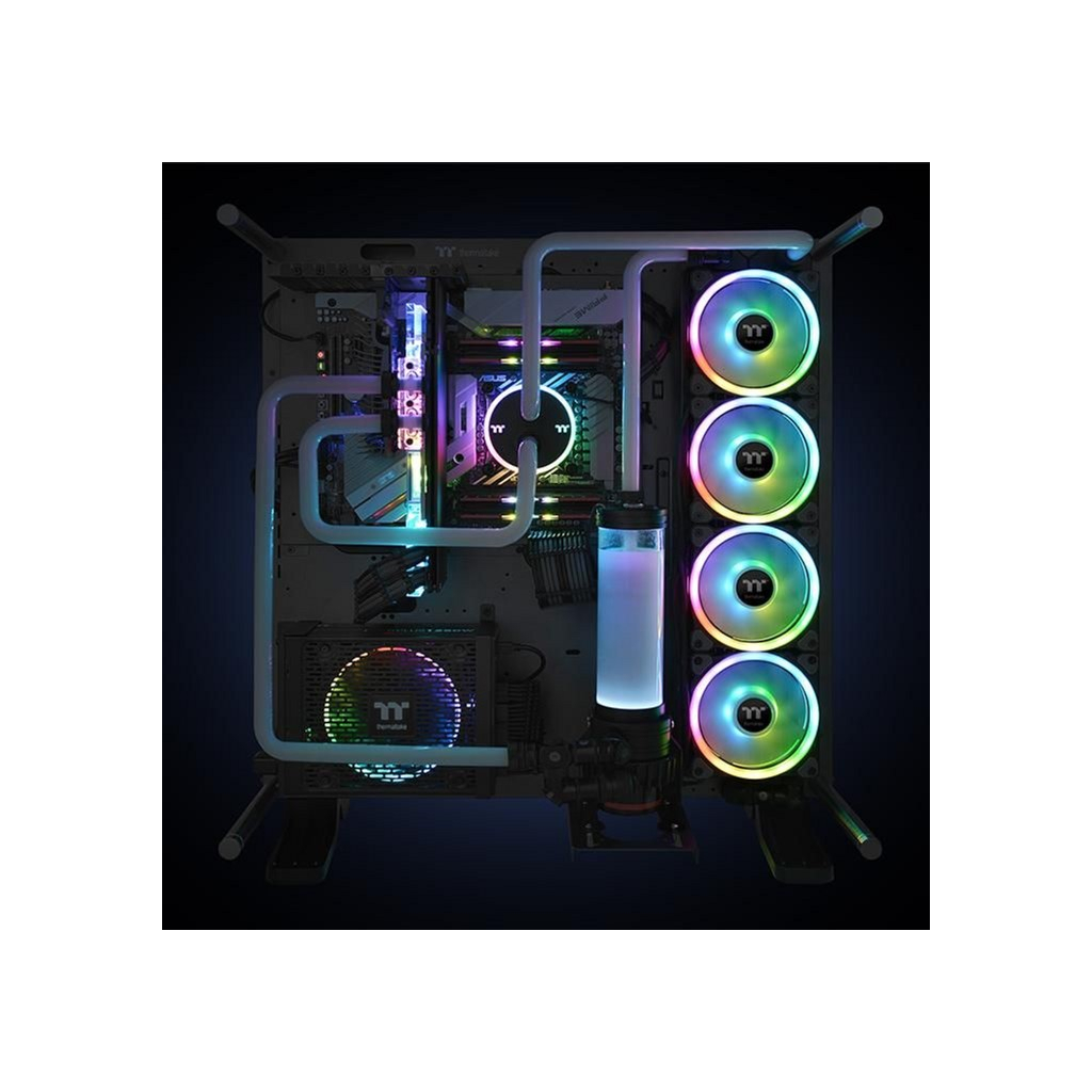 Кулер до корпусу ThermalTake Riing Trio 12 RGB Radiator Fan TT Premium Edition (3-Fan Pack) (CL-F072-PL12SW-A)