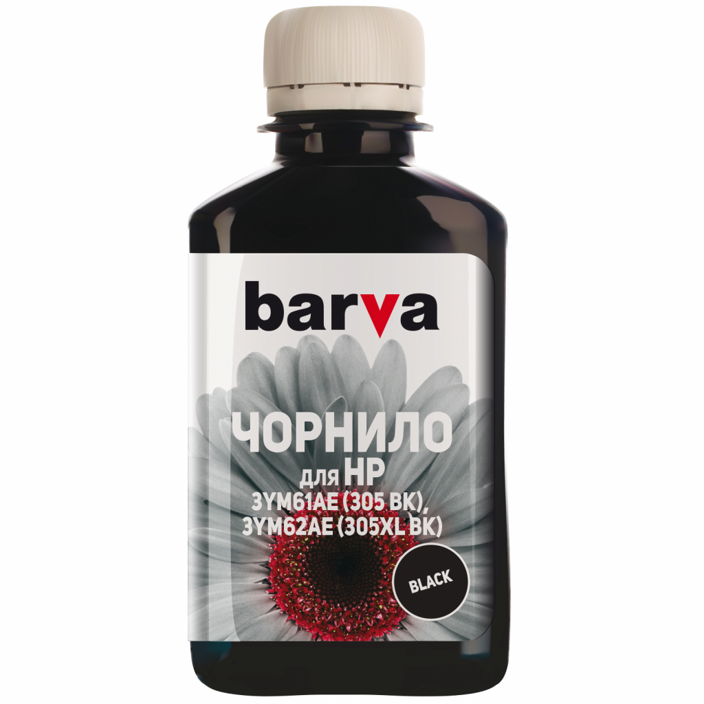 Чорнило Barva HP 305 180 мл Black Pigmented (H305-778)