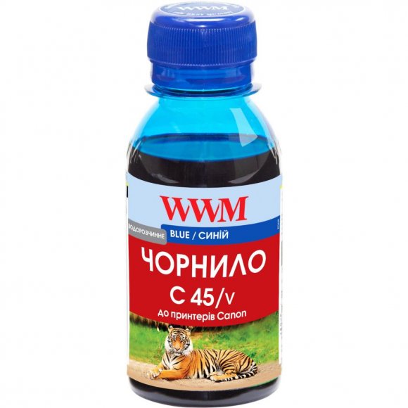 Чорнило WWM Canon CLI-481PB 100г Blue (C45/V-2)