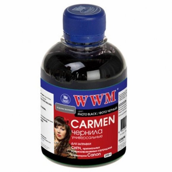 Чорнило WWM CANON UNIVERSAL CARMEN Photo Black 200г (CU/PB)