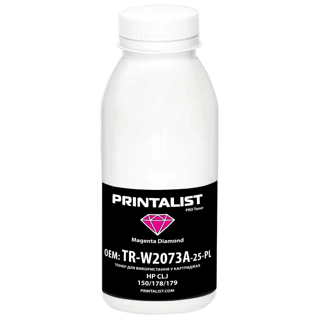 Тонер HP CLJ 150/178/179, 25г Magenta Printalist (TR-W2073A-25-PL)