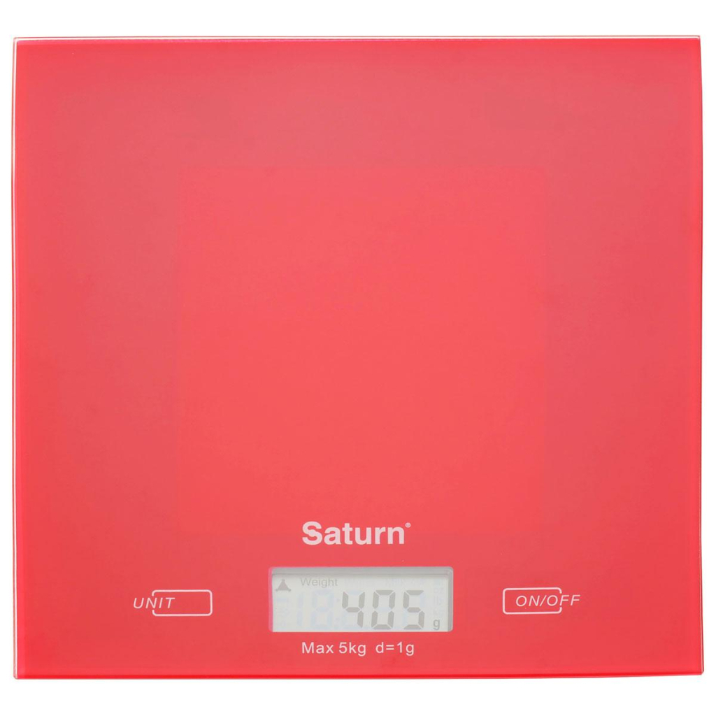 Ваги кухонні Saturn ST-KS7810 Red