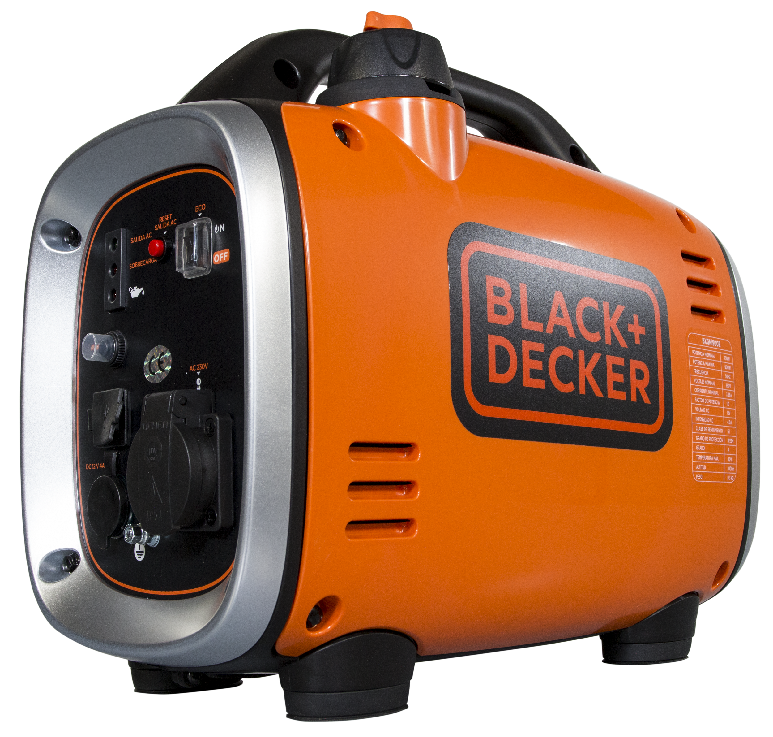 Генератор бензиновий Black&Decker BXGNI900E 750/900 W