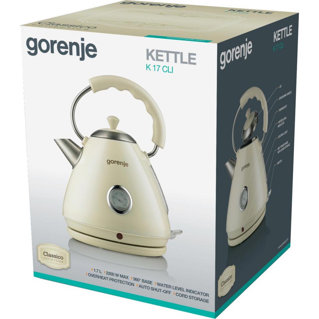 Електрочайник Gorenje K17CLI