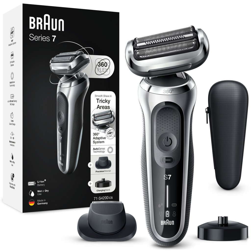 Електробритва Braun Series 7 71-S4200cs SILVER / BLACK