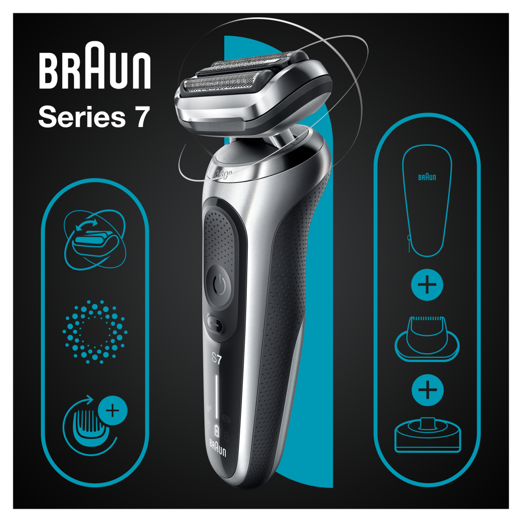 Електробритва Braun Series 7 71-S4200cs SILVER / BLACK