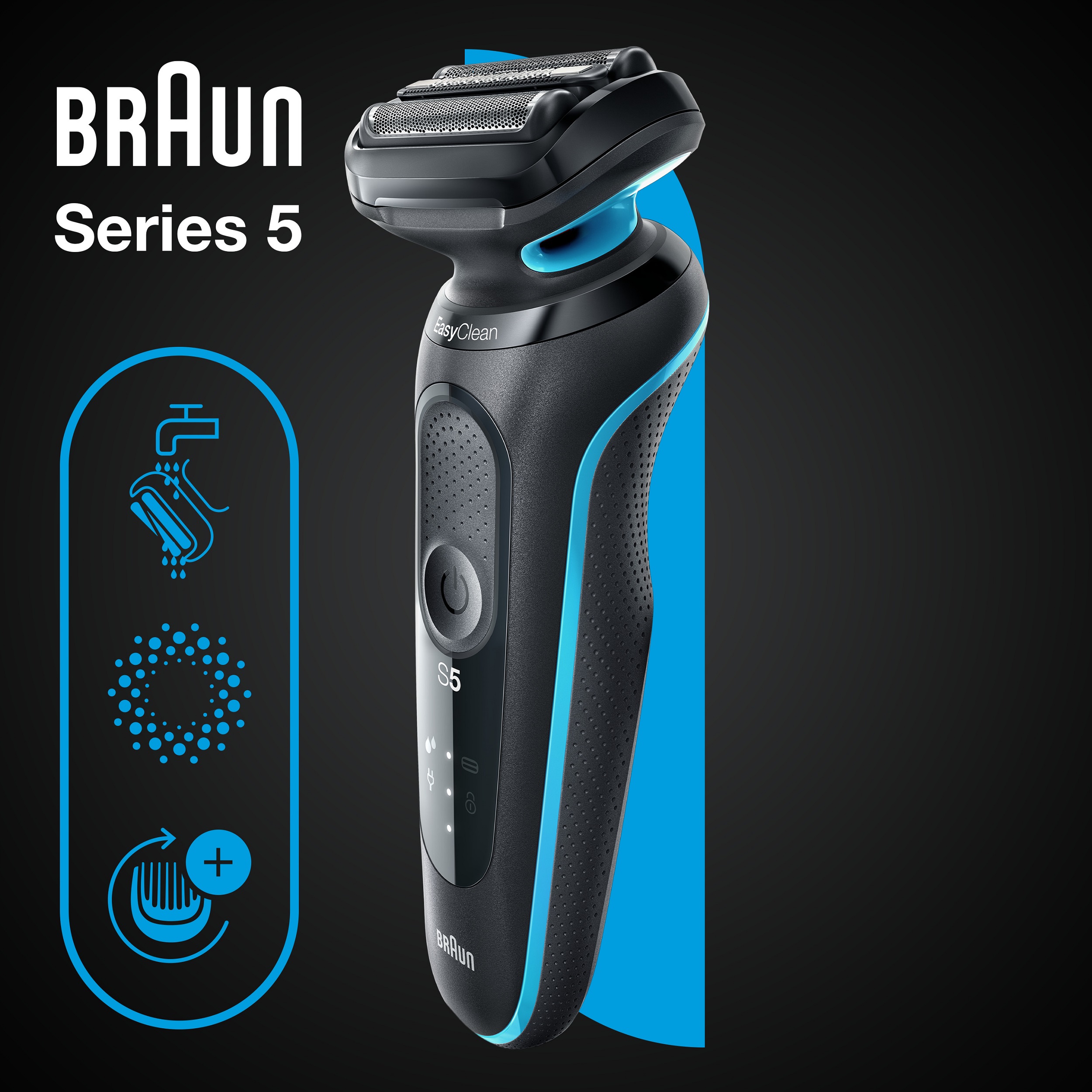 Електробритва Braun Series 5 51-M1000s Black/Mint