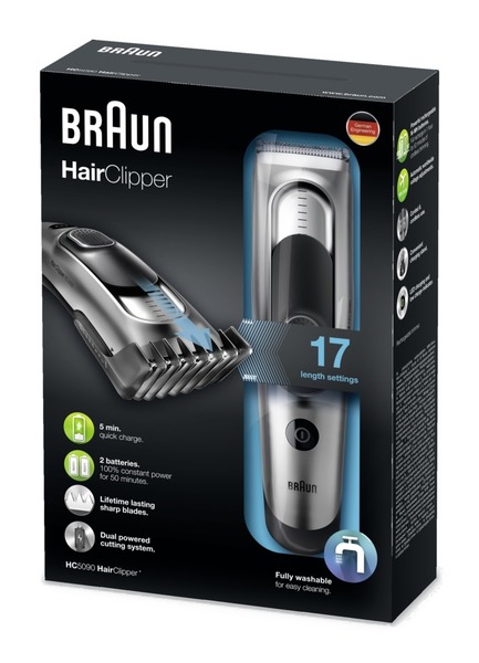 Машинка для стрижки Braun HairClip HC5090