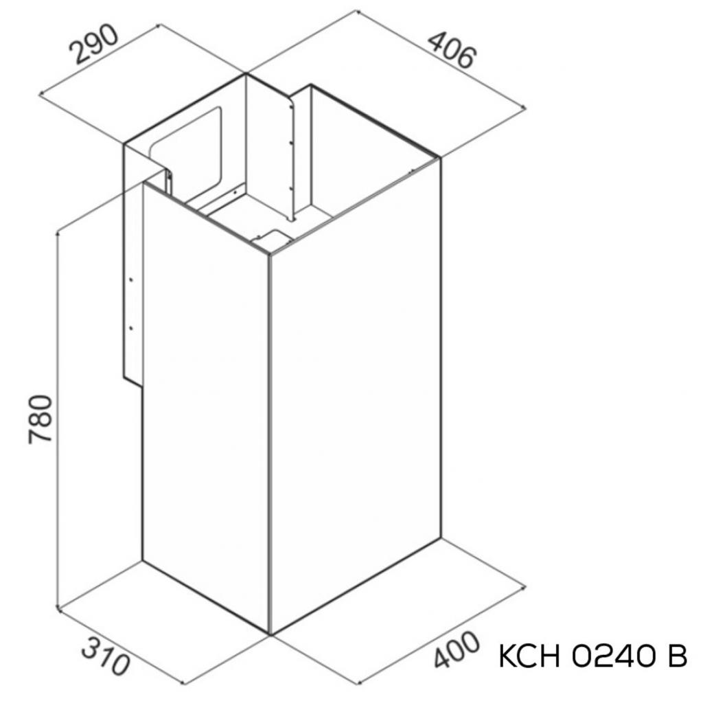 Витяжка кухонна Kernau KCH 0240 B