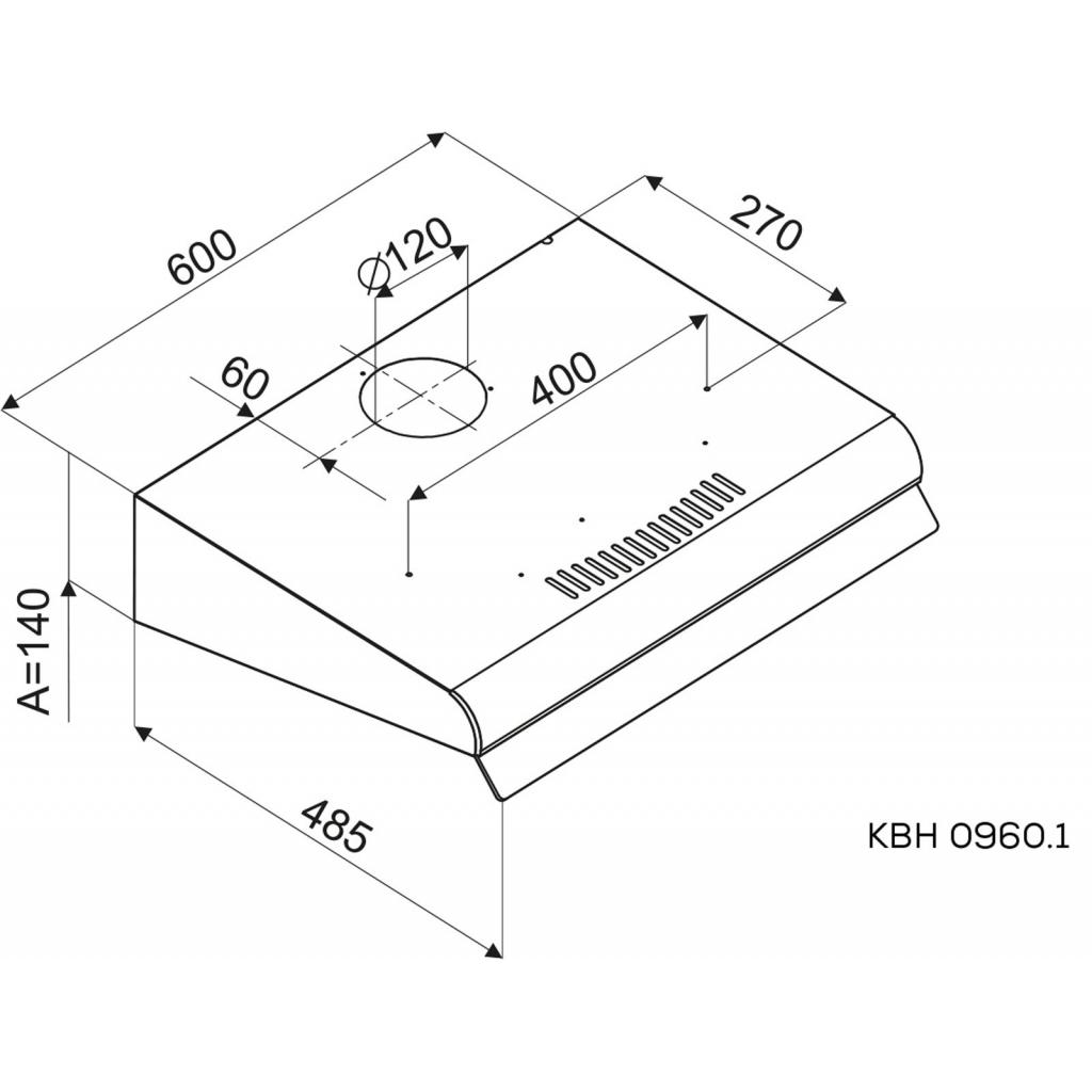 Витяжка кухонна Kernau KBH 0960.1 B