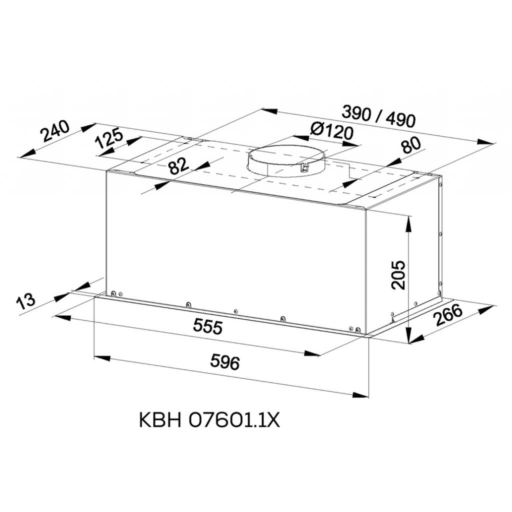 Витяжка кухонна Kernau KBH 07601.1 X