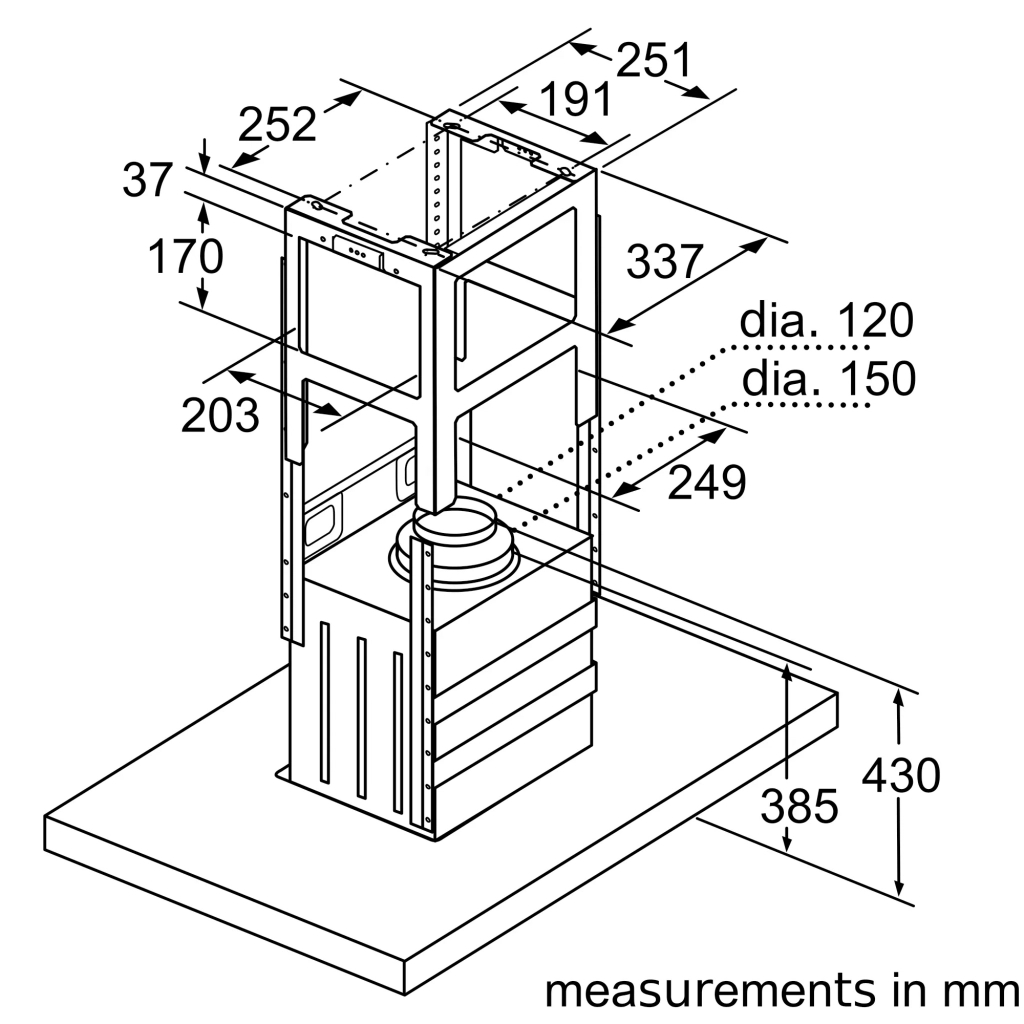 Витяжка кухонна Bosch DIB97IM50