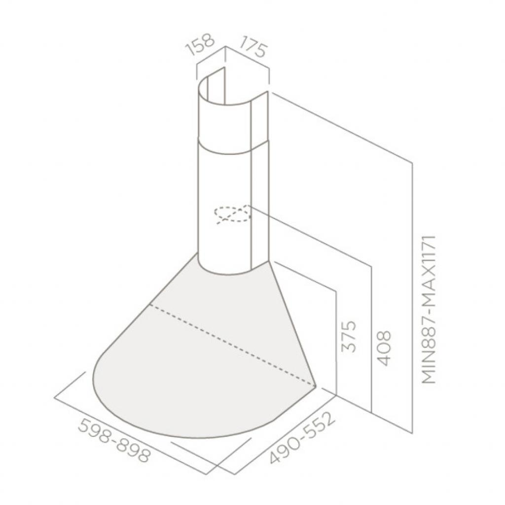 Витяжка кухонна Elica TONDA IX F/90
