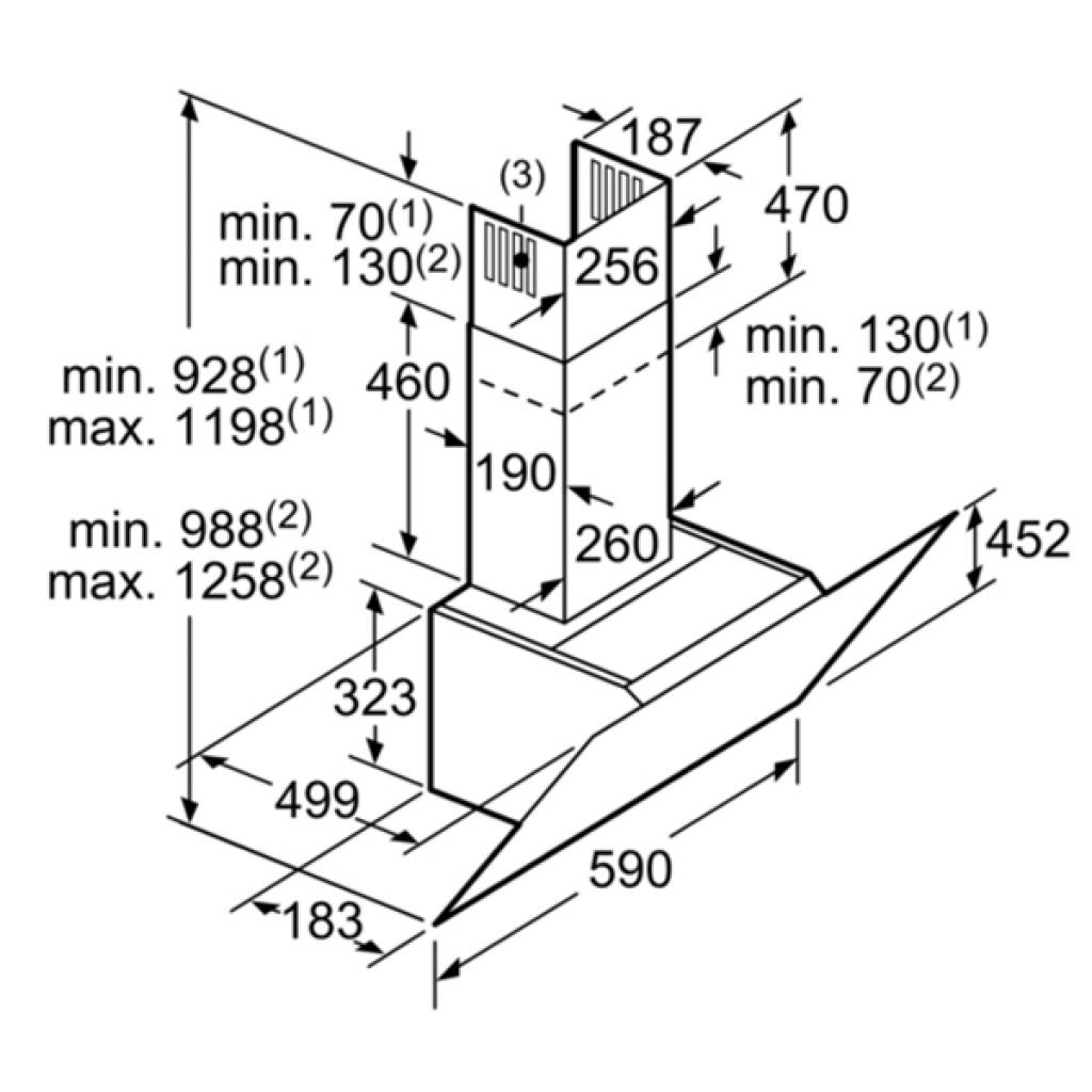 Витяжка кухонна Bosch LC 67KH M60 (LC67KHM60)