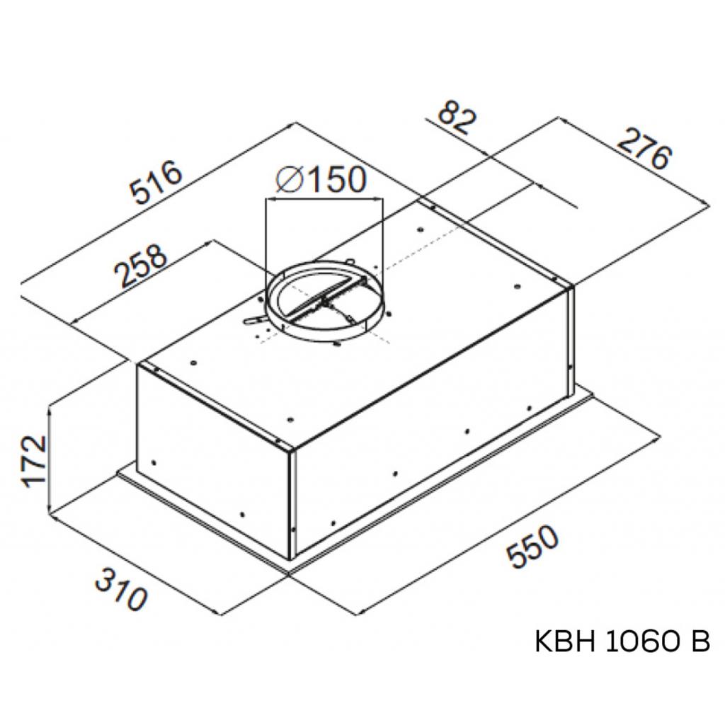 Витяжка кухонна Kernau KBH 1060.1 B