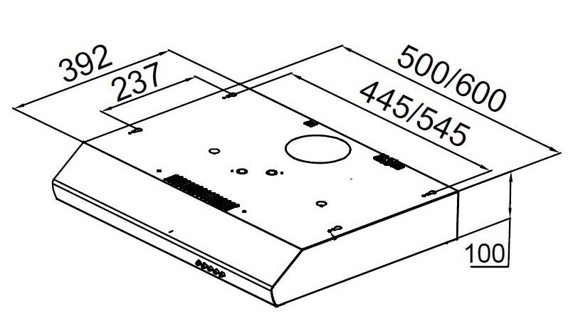 Витяжка Pyramida UX 50 IV