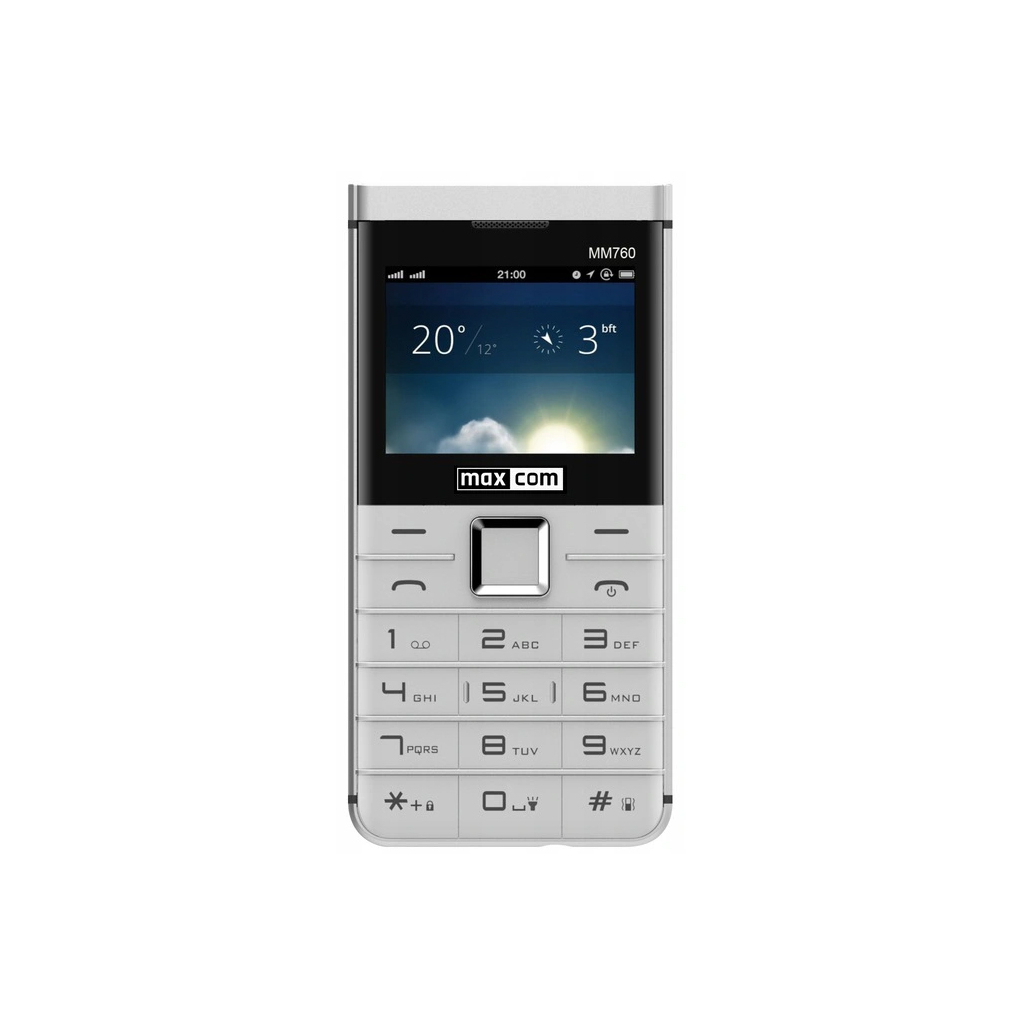 Мобільний телефон Maxcom MM760 White (5908235974897)