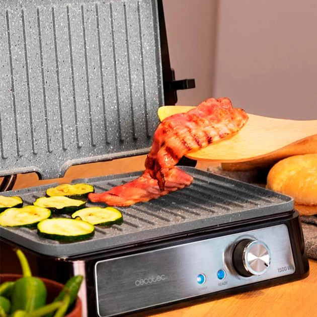 Гриль Cecotec Rock'nGrill 1500 Take & Clean Stone (CCTC-02994)