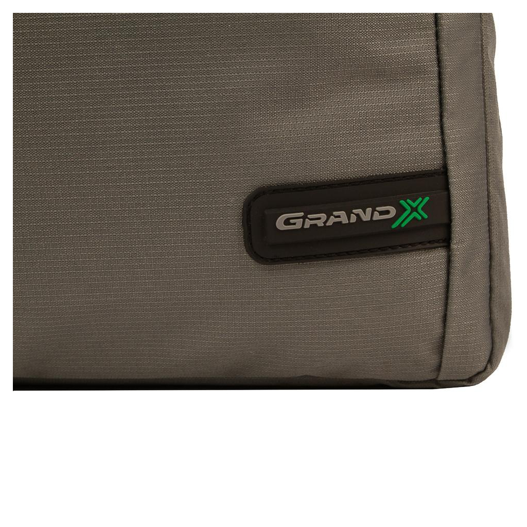 Сумка для ноутбука Grand-X 15.6'' SB-129 Grey Ripstop Nylon (SB-129G)