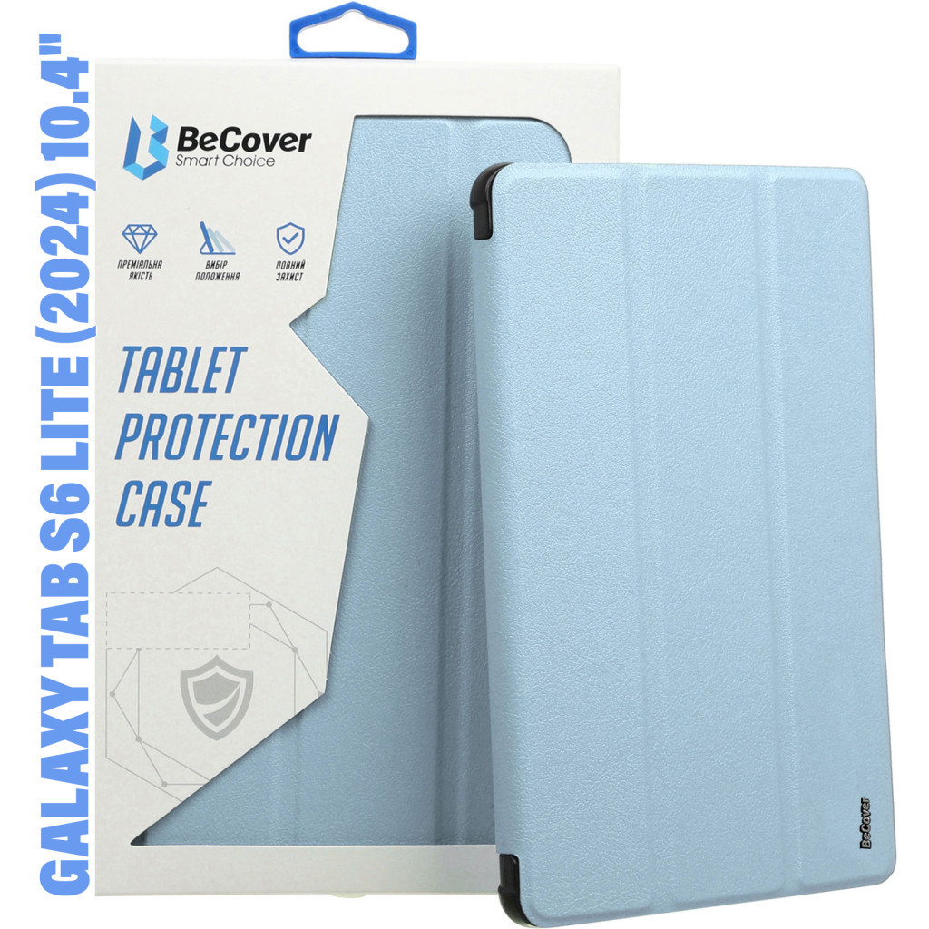 Чохол до планшета BeCover Soft Edge Stylus Mount Samsung Tab S6 Lite (2024) 10.4" P620/P625/P627 Light Blue (710841)