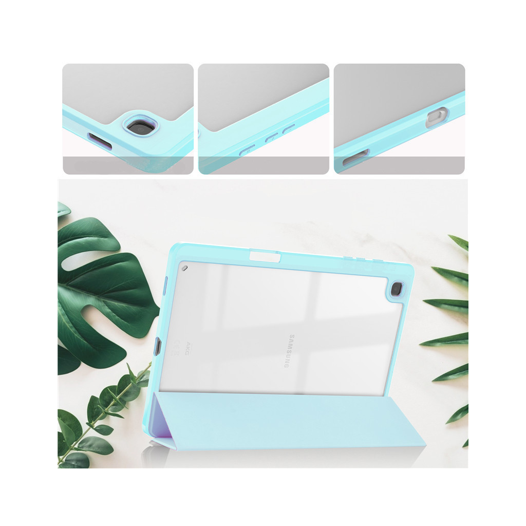 Чохол до планшета BeCover Soft Edge Stylus Mount Samsung Tab S6 Lite (2024) 10.4" P620/P625/P627 Light Blue (710841)