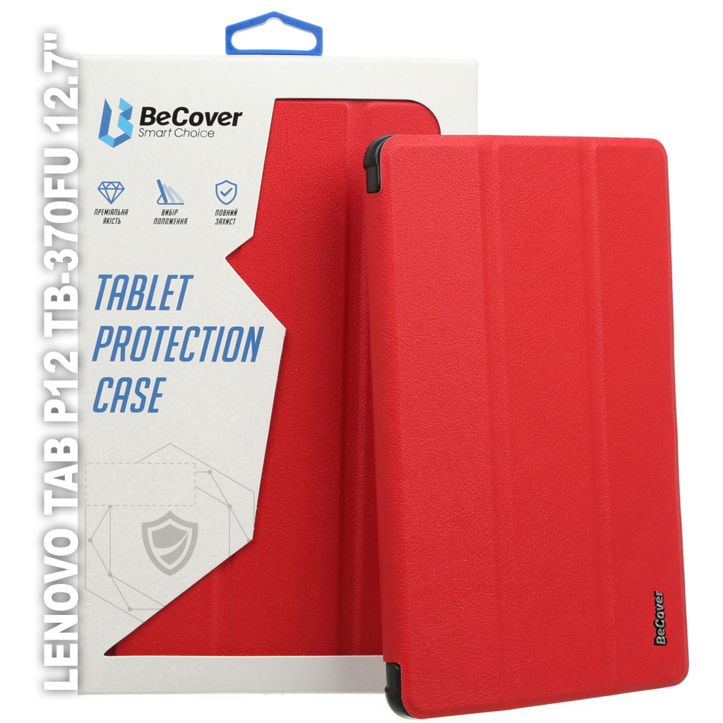 Чохол до планшета BeCover Smart Case Lenovo Tab P12 TB-370FU 12.7" Red (710060)