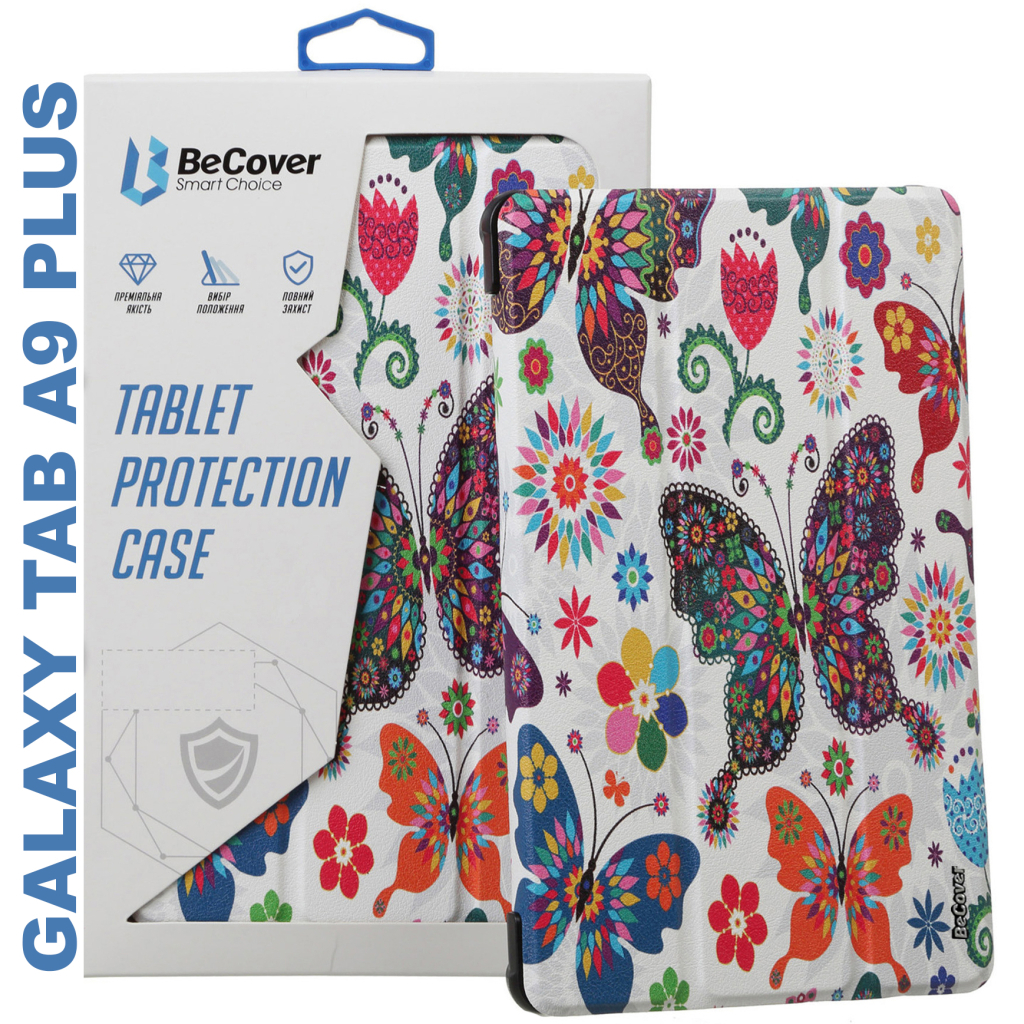 Чохол до планшета BeCover Smart Case Samsung Tab A9 Plus SM-X210/SM-X215/SM-X216 11.0" Butterfly (710312)