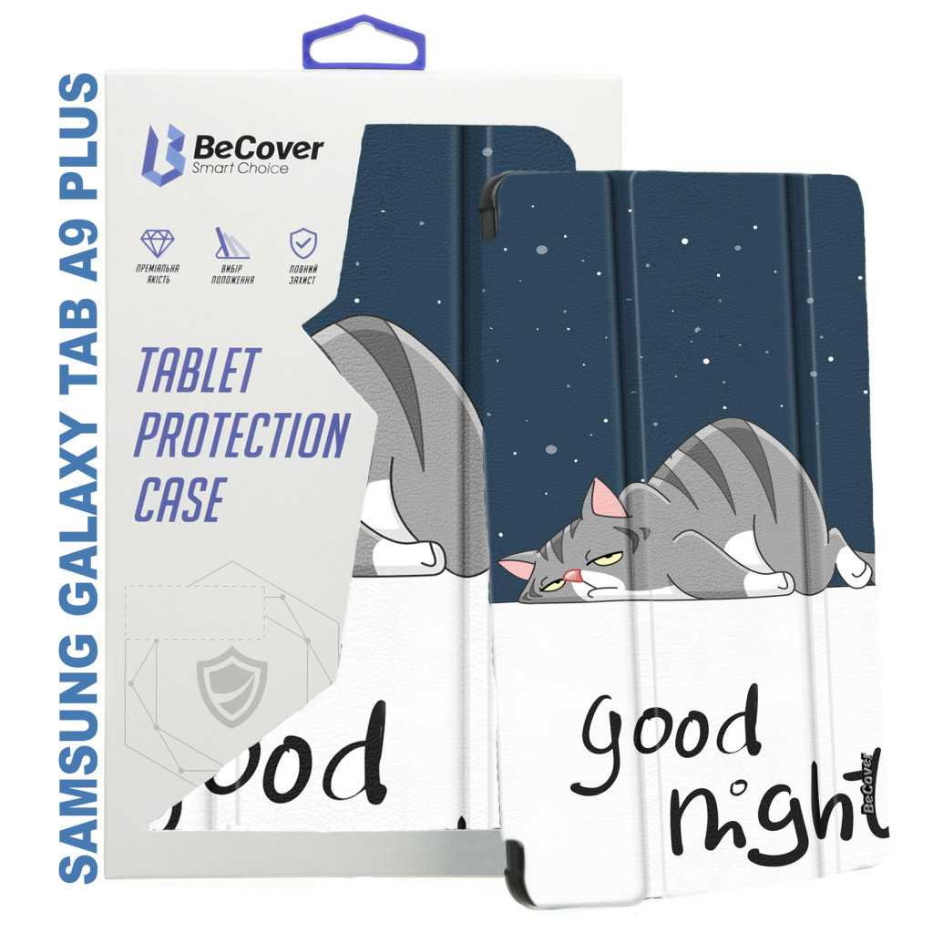 Чохол до планшета BeCover Flexible TPU Mate Samsung Tab A9 Plus SM-X210/SM-X215/SM-X216 11.0" Good Night (710349)