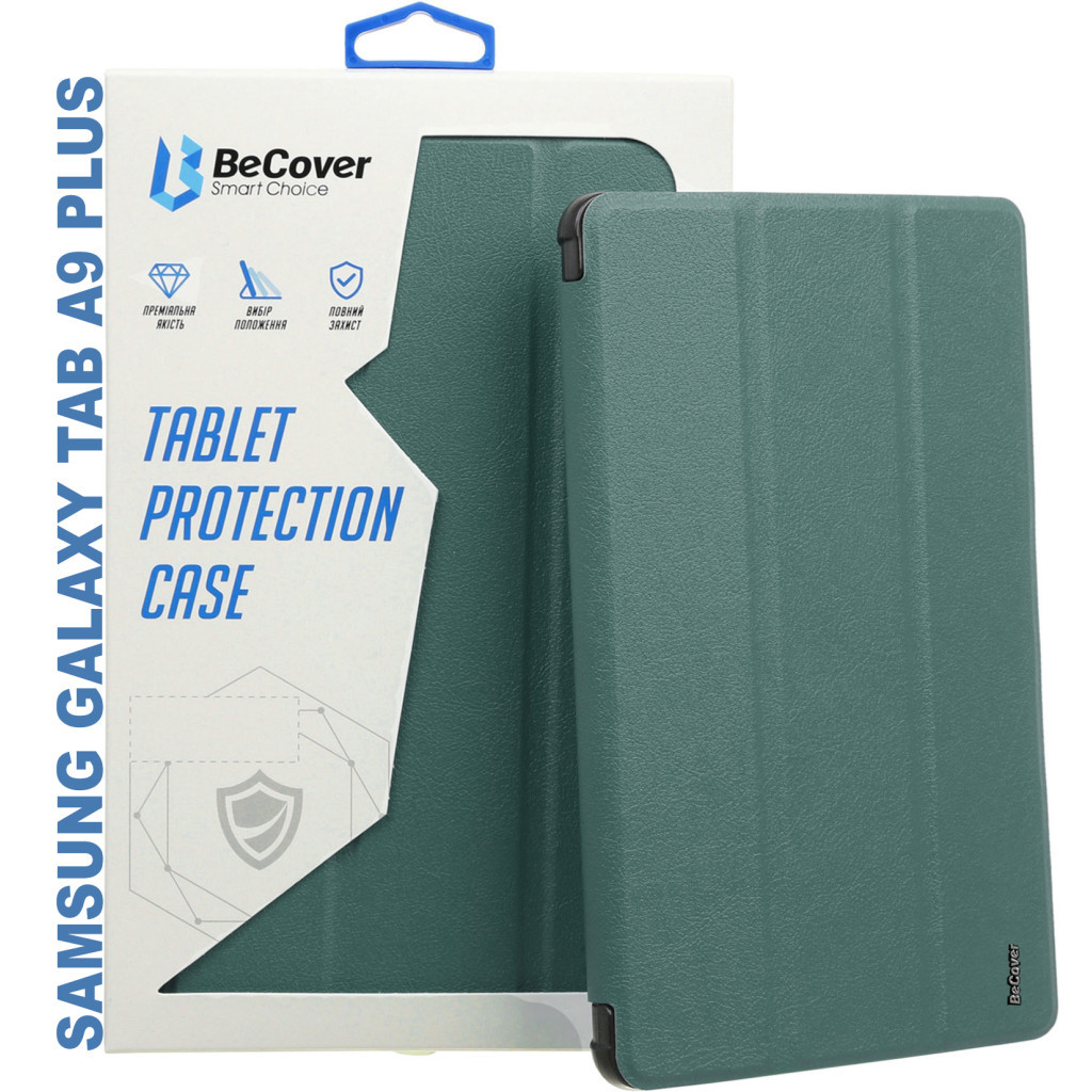 Чохол до планшета BeCover Flexible TPU Mate Samsung Tab A9 Plus SM-X210/SM-X215/SM-X216 11.0" Dark Green (710343)