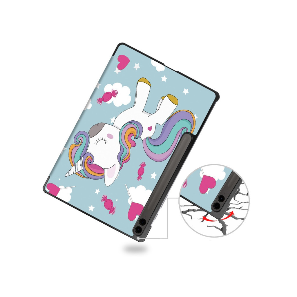 Чохол до планшета BeCover Smart Case Samsung Tab S9 Plus (SM-X810/SM-X816)/S9 FE Plus (SM-X610/SM-X616) 12.4" Unicorn (710385)