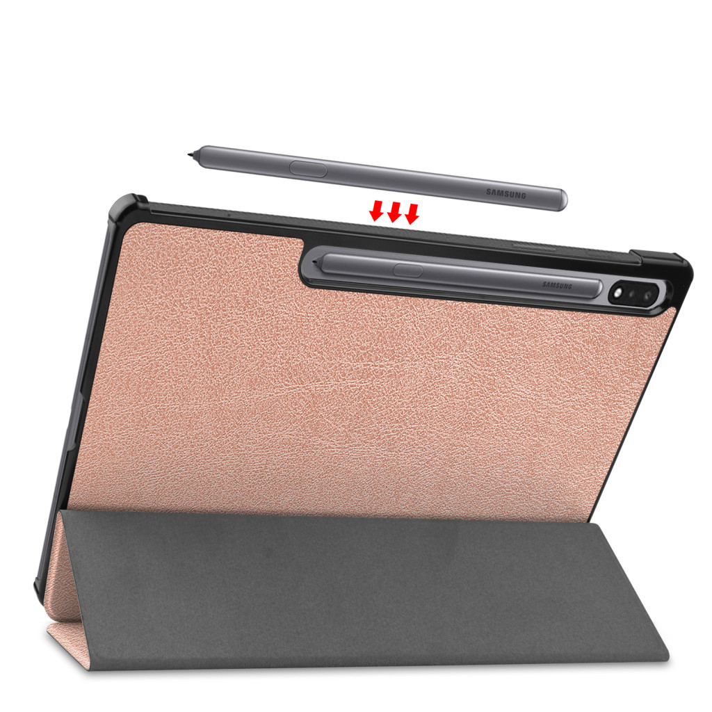 Чохол до планшета BeCover Smart Case Samsung Tab S9 Plus (SM-X810/SM-X816)/S9 FE Plus (SM-X610/SM-X616) 12.4" Rose Gold (710326)