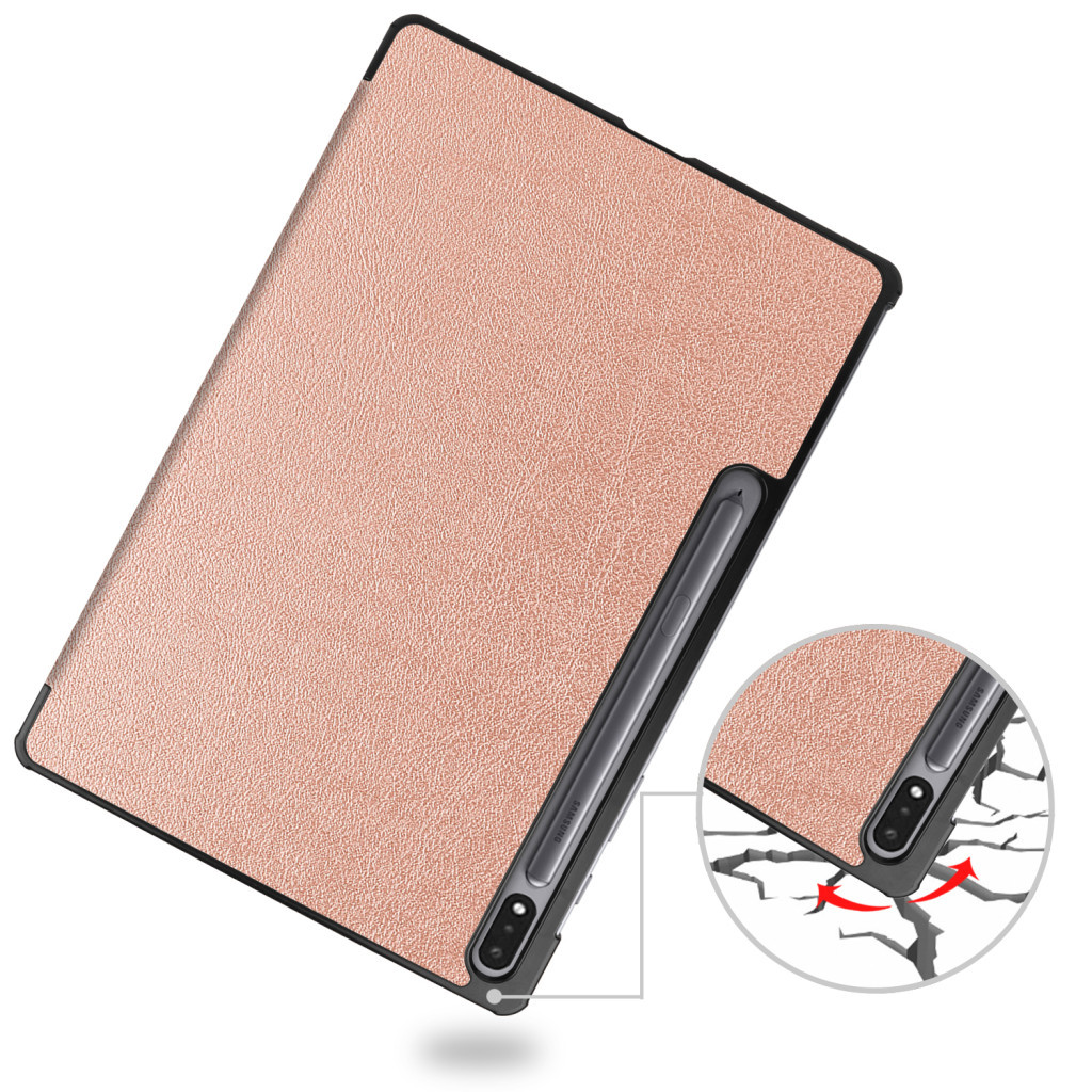 Чохол до планшета BeCover Smart Case Samsung Tab S9 Plus (SM-X810/SM-X816)/S9 FE Plus (SM-X610/SM-X616) 12.4" Rose Gold (710326)