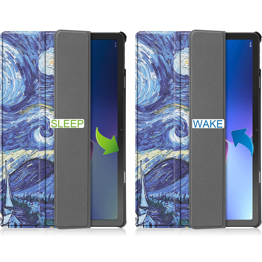 Чохол до планшета BeCover Smart Case Samsung Tab S9 Plus (SM-X810/SM-X816)/S9 FE Plus (SM-X610/SM-X616) 12.4" Night (710379)