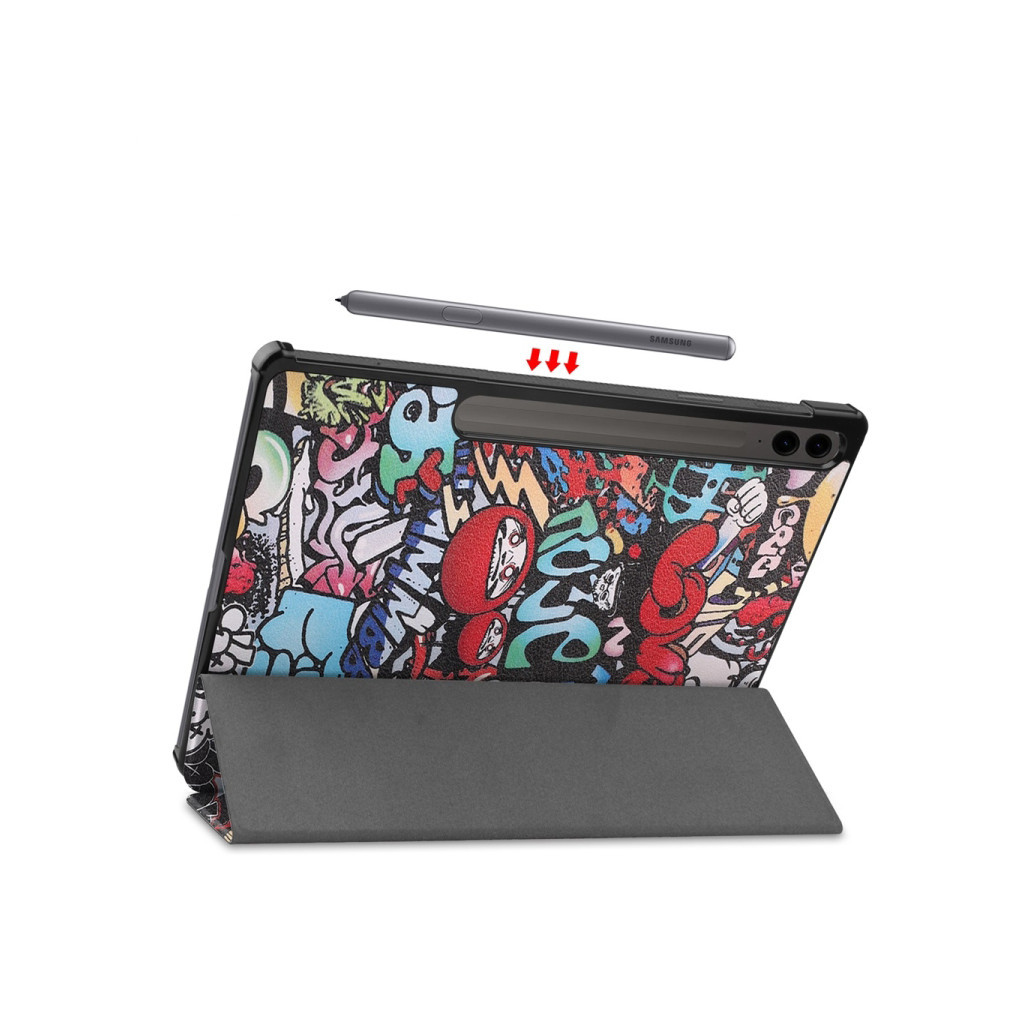 Чохол до планшета BeCover Smart Case Samsung Tab S9 Plus (SM-X810/SM-X816)/S9 FE Plus (SM-X610/SM-X616) 12.4" Graffiti (710377)