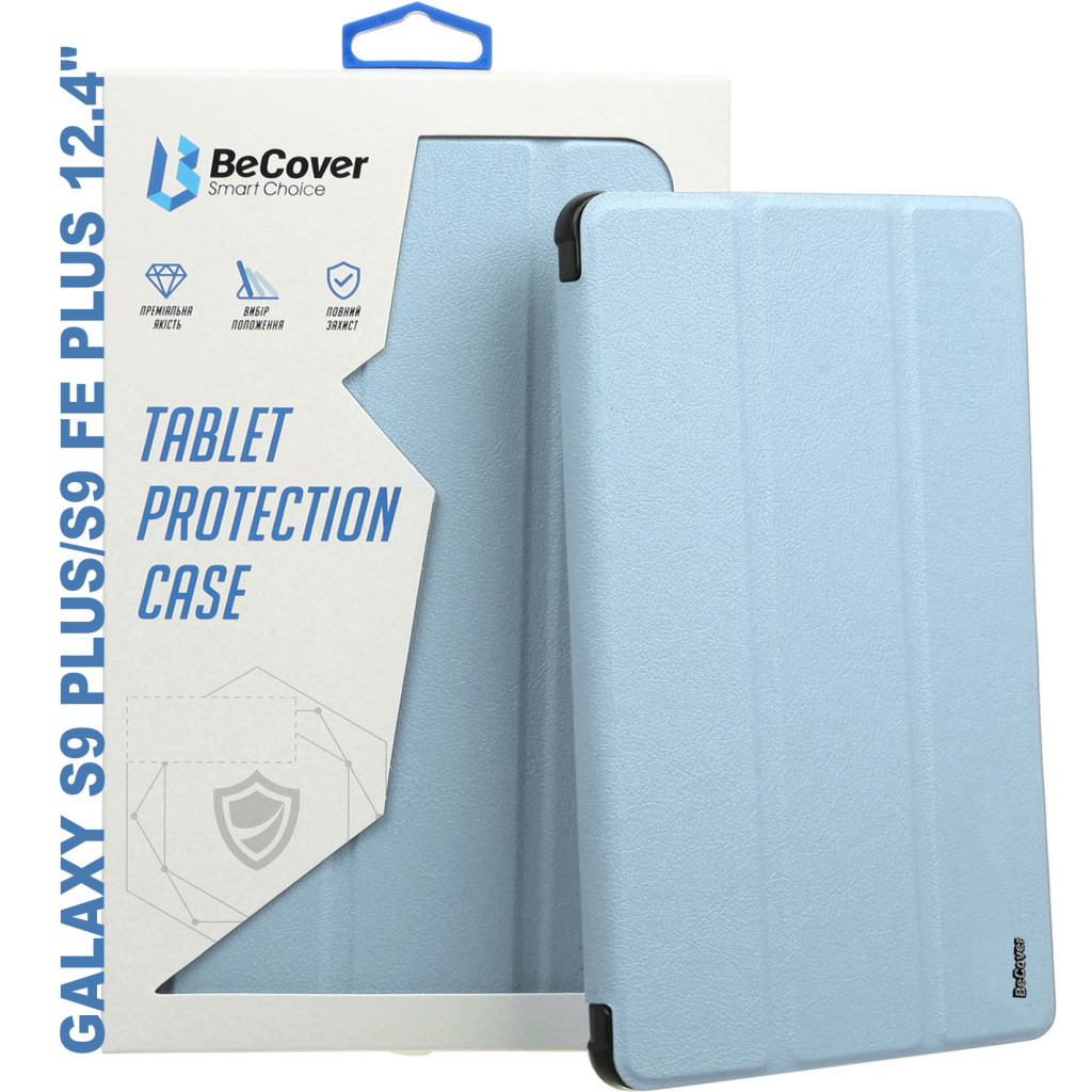 Чохол до планшета BeCover Soft Edge stylus holder Samsung Tab S9 Plus (SM-X810/SM-X816)/S9 FE Plus (SM-X610/SM-X616) 12.4" (710407)