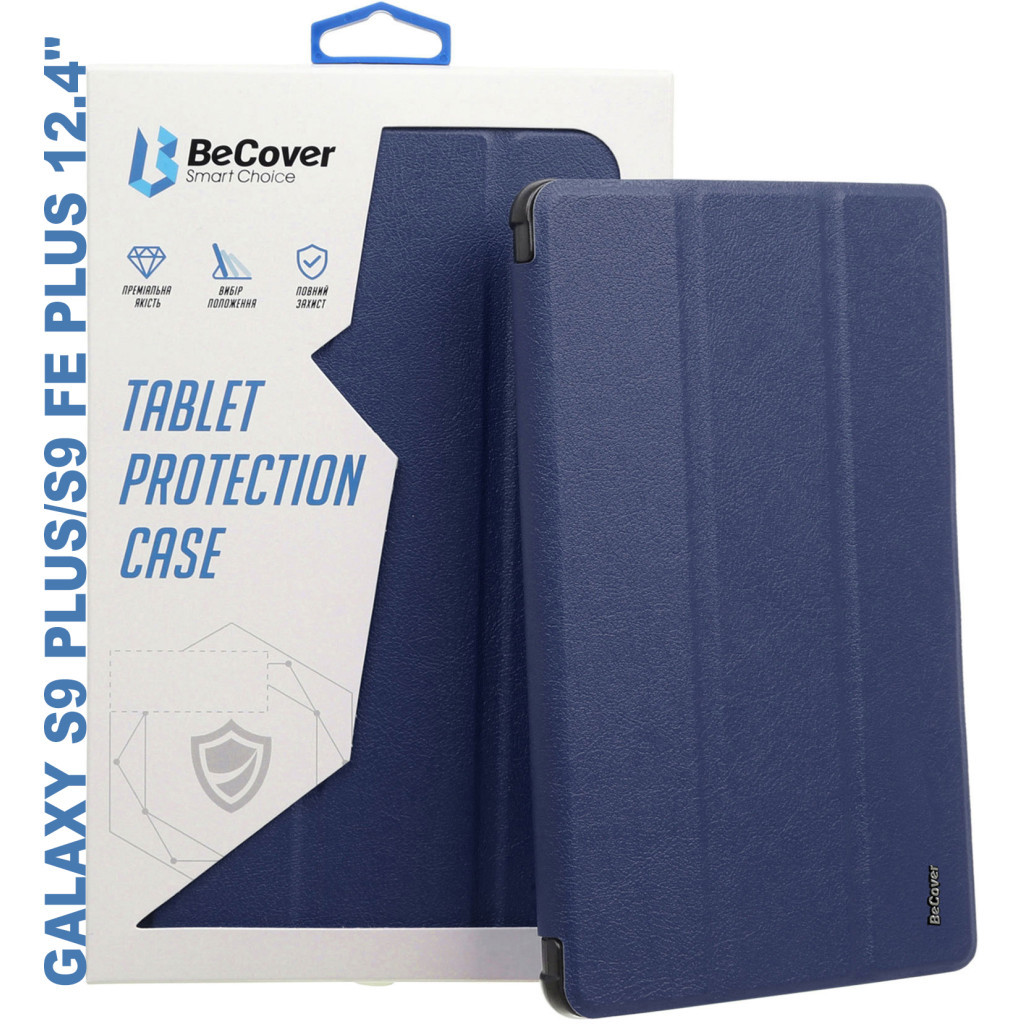 Чохол до планшета BeCover Soft Edge stylus holder Samsung Tab S9 Plus (SM-X810/SM-X816)/S9 FE Plus (SM-X610/SM-X616) 12.4" (710405)