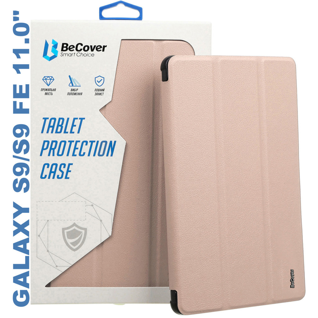 Чохол до планшета BeCover Soft Edge stylus holder Samsung Tab S9 (SM-X710/SM-X716)/S9 FE (SM-X510/SM-X516B) 11.0" Pink (710442)