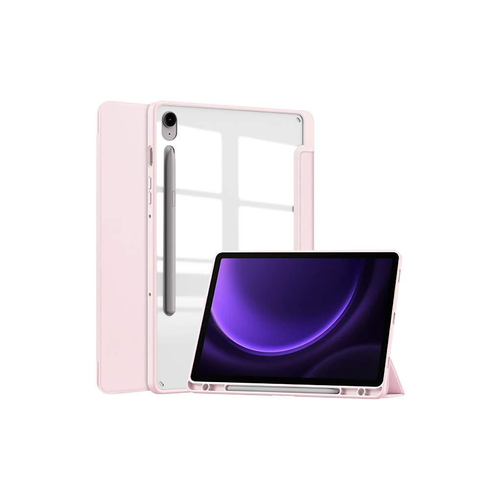 Чохол до планшета BeCover Soft Edge stylus holder Samsung Tab S9 (SM-X710/SM-X716)/S9 FE (SM-X510/SM-X516B) 11.0" Pink (710442)