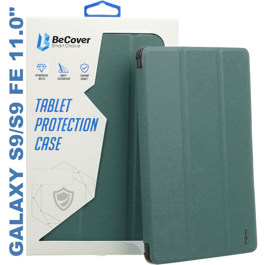 Чохол до планшета BeCover Soft Edge stylus holder Samsung Tab S9 (SM-X710/SM-X716)/S9 FE (SM-X510/SM-X516B) 11.0" Dark Gre (710440)