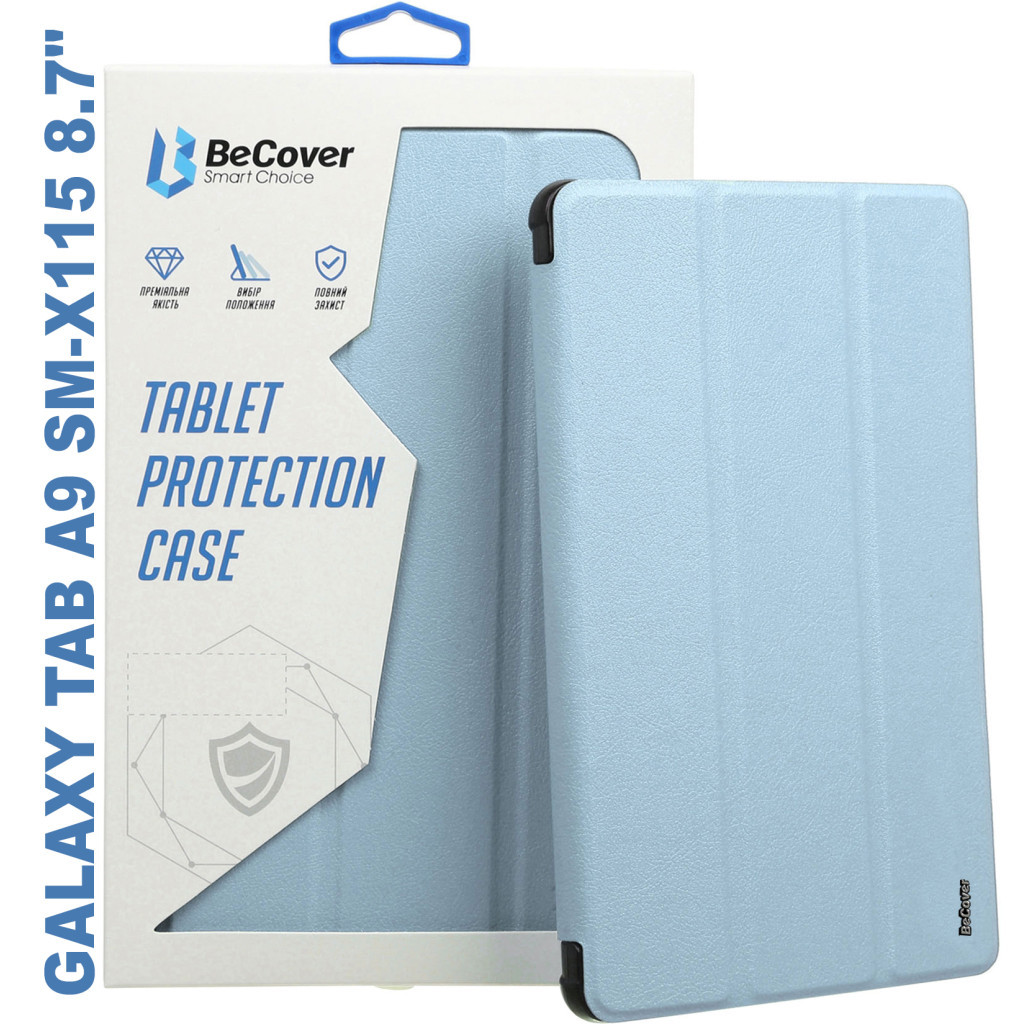 Чохол до планшета BeCover Soft Edge stylus holder Samsung Tab A9 SM-X115 8.7" Light Blue (710358)