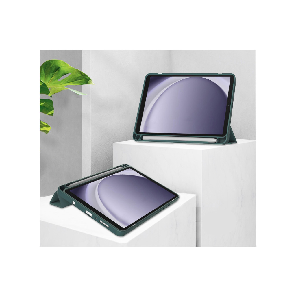 Чохол до планшета BeCover Soft Edge stylus holder Samsung Tab A9 SM-X115 8.7" Dark Green (710357)