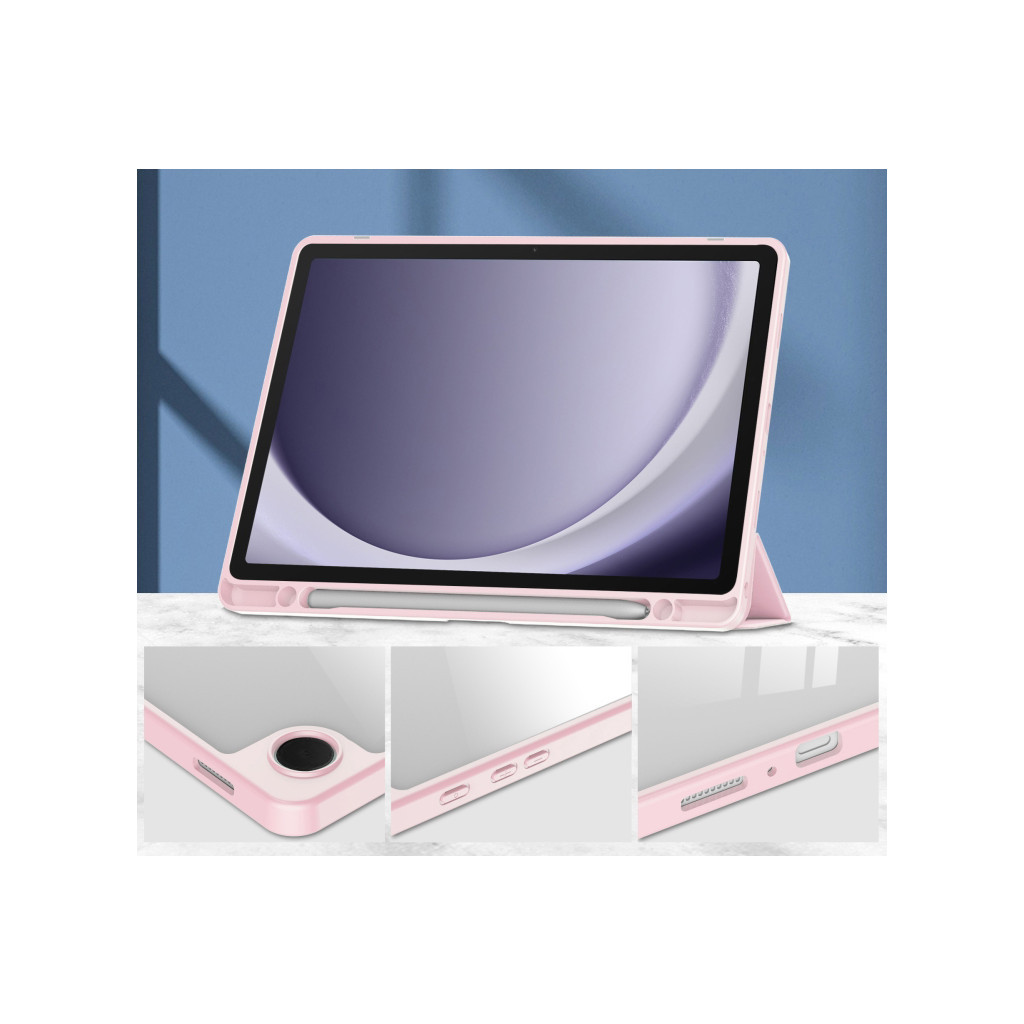 Чохол до планшета BeCover Soft Edge stylus holder Samsung Tab A9 Plus SM-X210/SM-X215/SM-X216 11.0" Pink (710370)