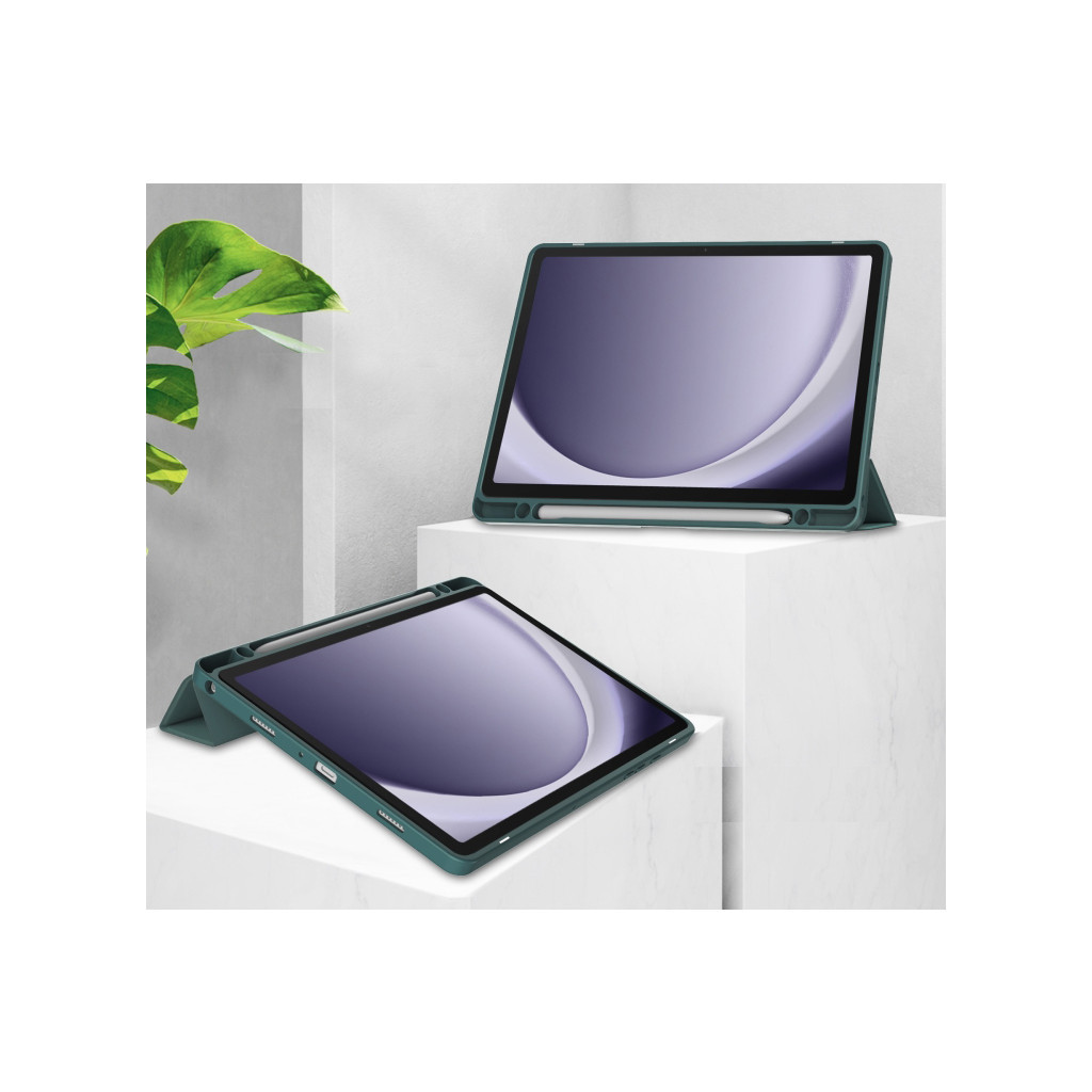 Чохол до планшета BeCover Soft Edge stylus holder Samsung Tab A9 Plus SM-X210/SM-X215/SM-X216 11.0" Dark Green (710368)