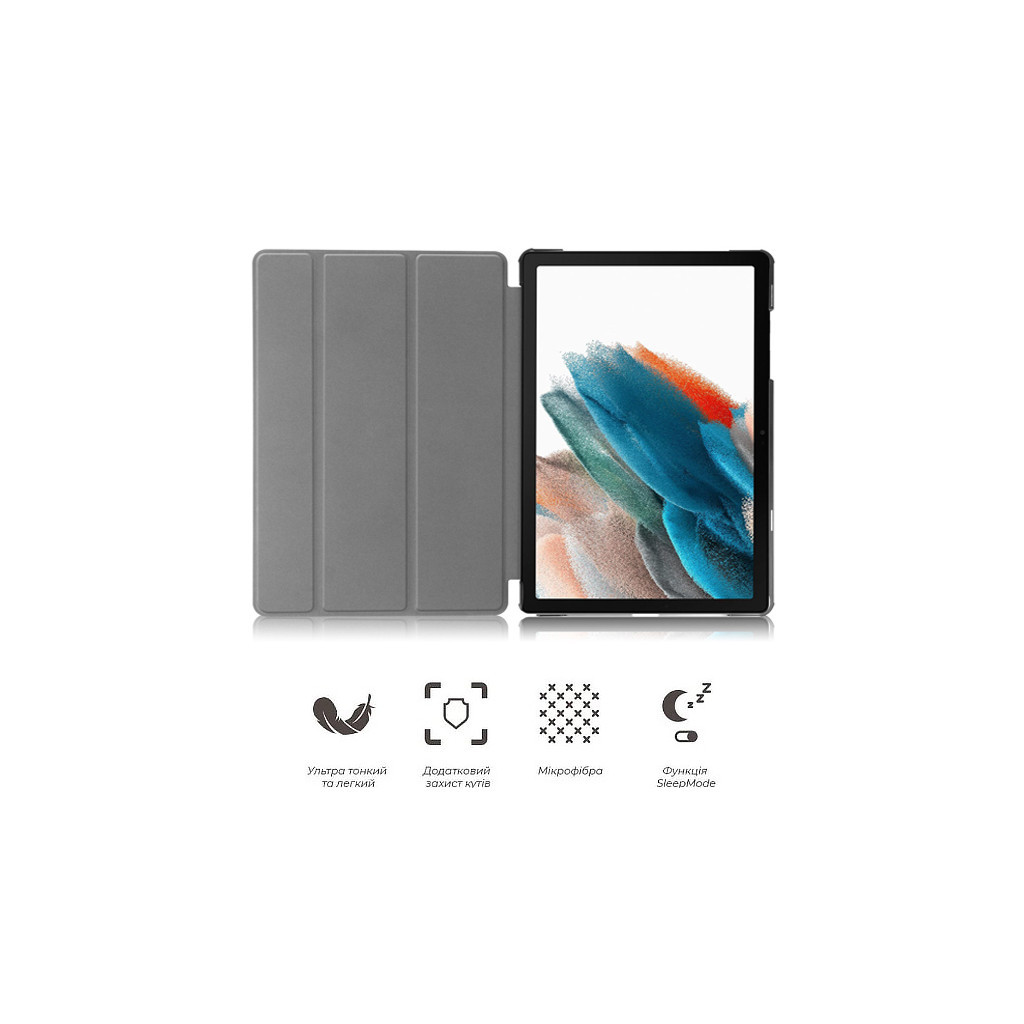 Чохол до планшета BeCover Smart Case Samsung Tab A9 SM-X115 8.7" Gray (709909)