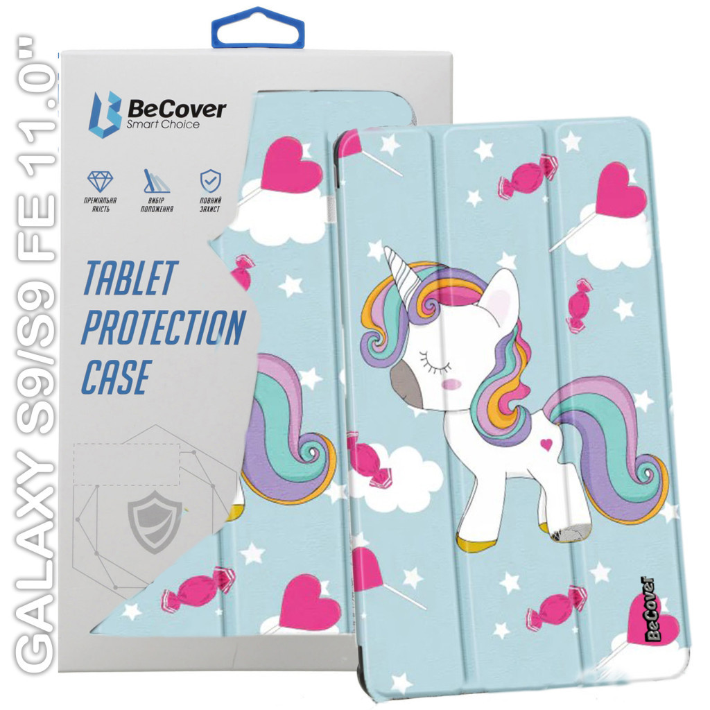 Чохол до планшета BeCover Smart Case Samsung Tab S9 (SM-X710/SM-X716)/S9 FE (SM-X510/SM-X516B) 11.0" Unicorn (710425)