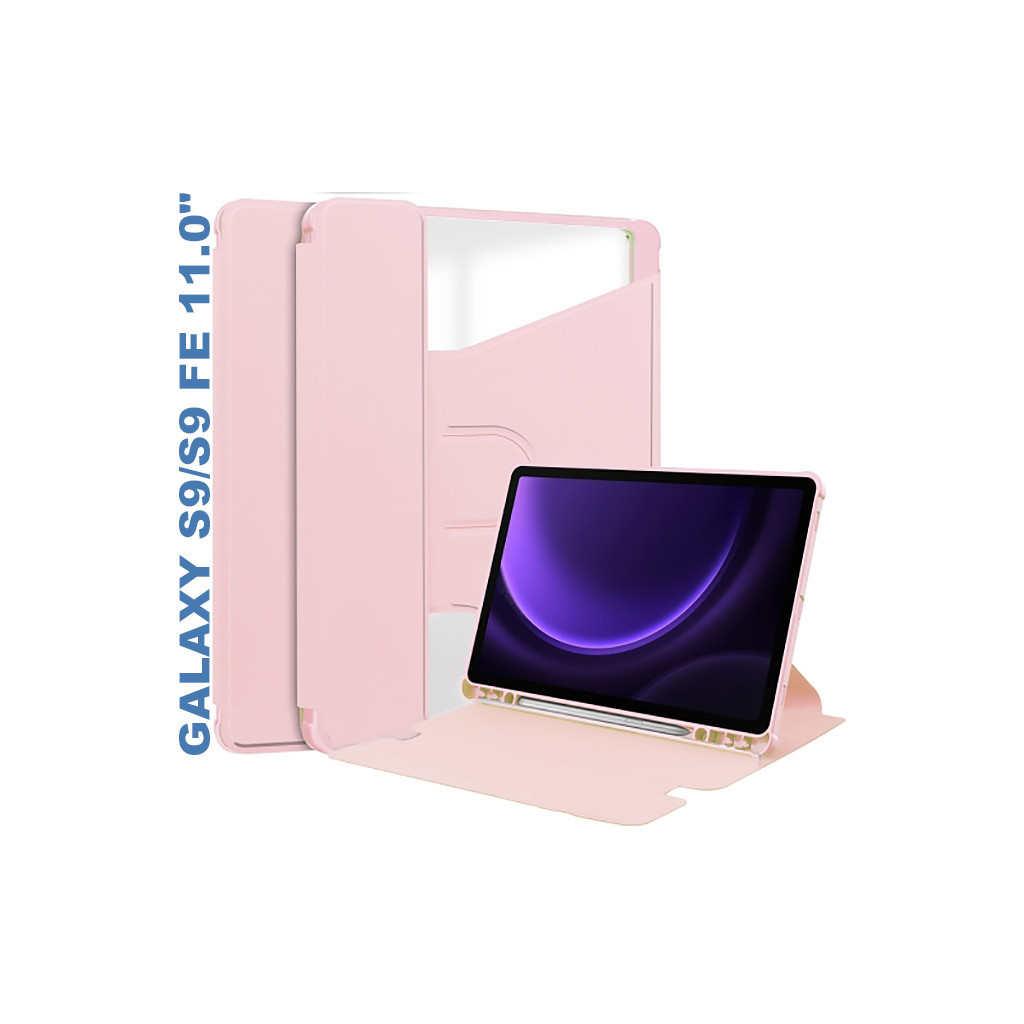 Чохол до планшета BeCover 360° Rotatable Samsung Tab S9 (SM-X710/SM-X716)/S9 FE (SM-X510/SM-X516B) 11.0" Pink (710436)