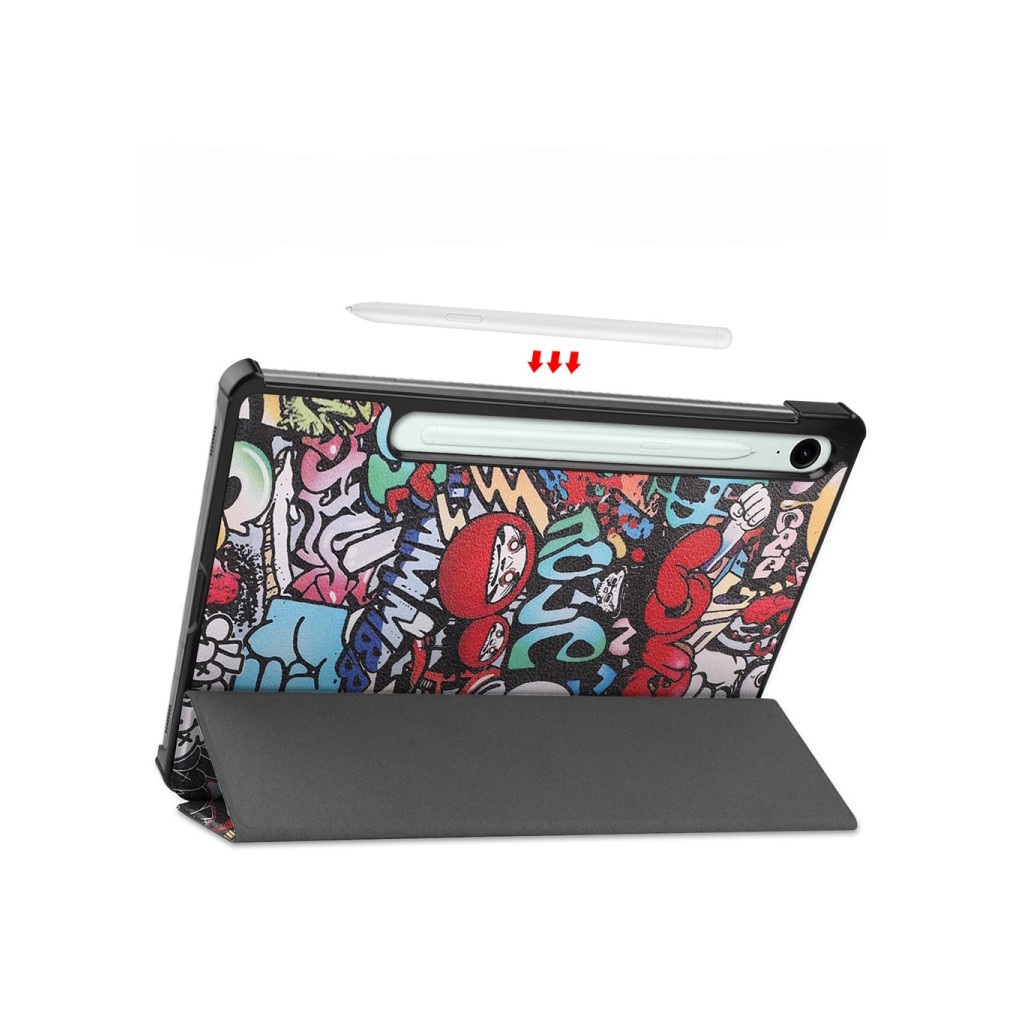 Чохол до планшета BeCover Smart Case Samsung Tab S9 (SM-X710/SM-X716)/S9 FE (SM-X510/SM-X516B) 11.0" Graffiti (710417)