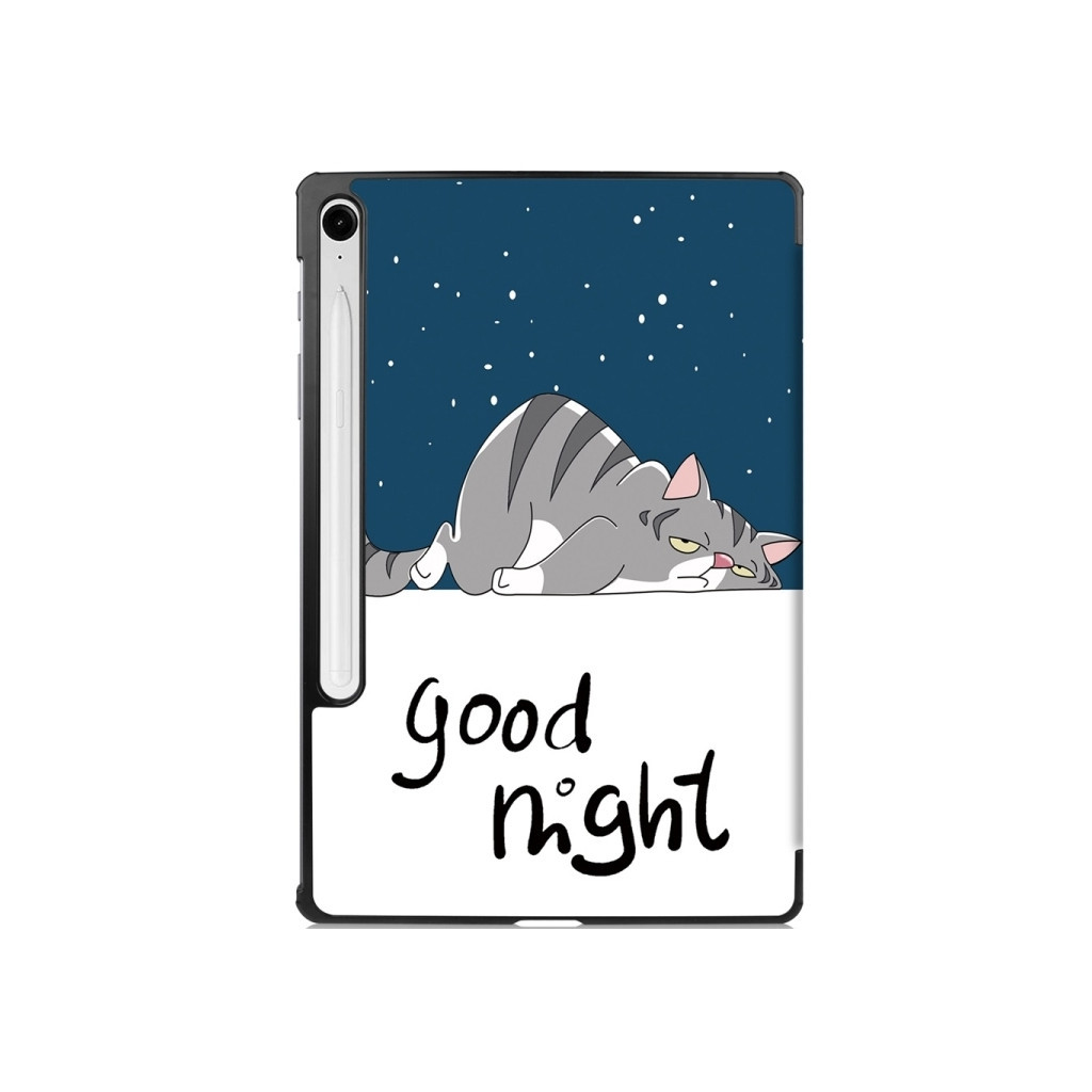 Чохол до планшета BeCover Smart Case Samsung Tab S9 (SM-X710/SM-X716)/S9 FE (SM-X510/SM-X516B) 11.0" Good Night (710418)